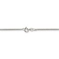thumbnail image 4 of 925 Sterling Silver 1.5mm Curb Chain 16 Inch, 4 of 5