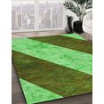 thumbnail image 3 of Ahgly Tapis Rectangulaire Lavable en Machine, Algues Vertes, 7 Pieds x 9 Pieds, 3 of 7