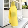 thumbnail image 4 of MIASHUI Kids Rain Poncho Reusable Toddler Raincoat Waterproof Rain Jacket,Yellow,One Size, 4 of 4