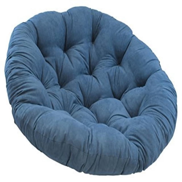Coussin Papasan en Microsuède Uni de 44 Po (Convient au Cadre Papasan de 42 Po) - Rouge Cardinal
