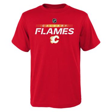 T-Shirt Authentique Pro Prime pour Jeunes Calgary Flames LNH