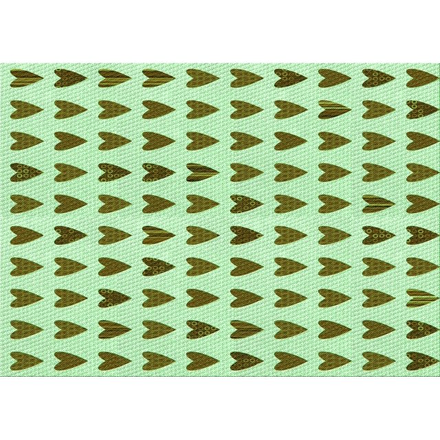 Ahgly Tapis Rectangulaire Lavable en Machine Intérieur Vert Menthe Transitionnel, 7 Pieds x 10 Pieds