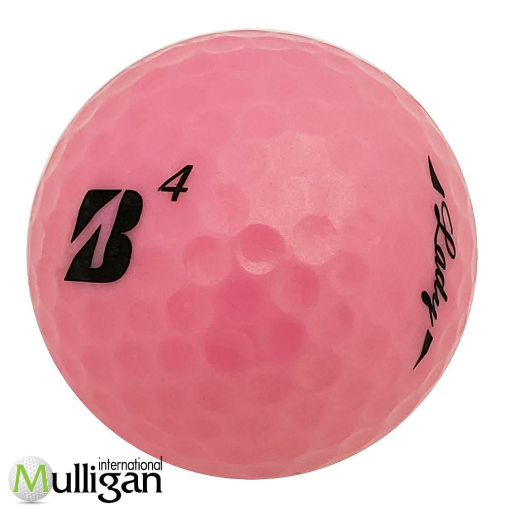 Mulligan - 36 balles de golf récupérées Bridgestone e6 Lady (B) roses 4A