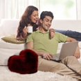 thumbnail image 3 of TopLLC Heart Shaped Throw Cushion Plush Pillows Gift Home Sofa Decoration, 3 of 4