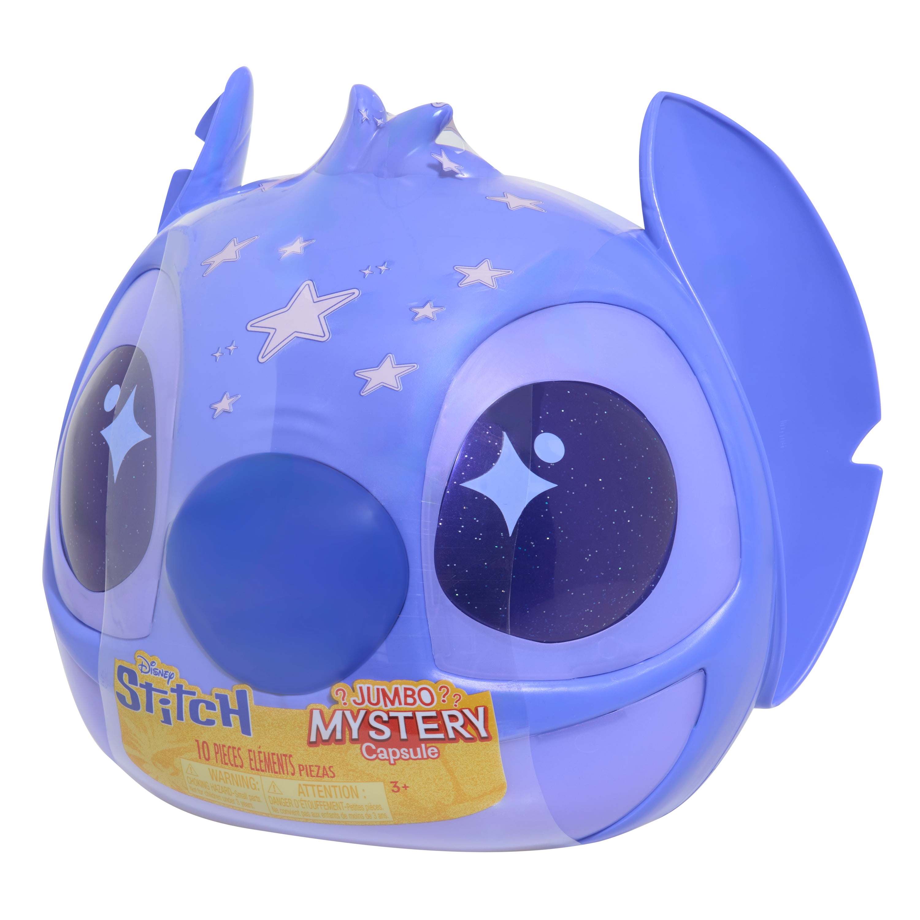 Disney Stitch 23 cm Jumbo Mystery Capsule, 10 Surprises Inside, Ages 3+