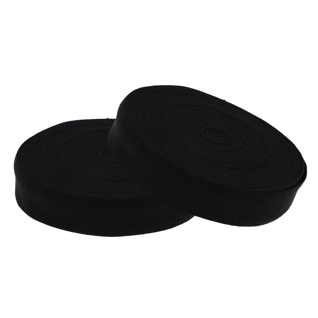 Shisuyan Clothing Sewing Accessories Elastic Band Black 2 Rolls 10 Meters