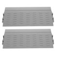 thumbnail image 1 of MLINS 2pcs Plastic Threshold Ramp for Robot Vacuum Door Sweeping Mat Scooter Bike Slope for Home Garage Travel Trailer Doorways, 1 of 9