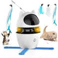 thumbnail image 1 of Cornmi Automatic Cat Toy Interactive for Indoor, 3 in 1 Cat Interactive Laser Feather Toys Breed, 1 of 6