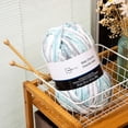 thumbnail image 4 of MAINSTAYS COZY CHENILLE 2 PACK SEAFOAM YARN, 4 of 4