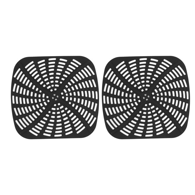 Doublure de Friteuse en Silicone, Réutilisable, Lavable au Lave-Vaisselle, Résistant aux Rayures, Ajustement Parfait pour la Cuisson Rouge, Noir, Gris, Bleu