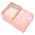 thumbnail image 4 of Watch Gift Box, Compact Watch Storage Case Luxury Watch Case Bowknot  For Travel Black,Orange,Pink, 4 of 8
