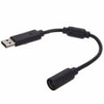 thumbnail image 1 of LEEYNEER USB Breakaway Extension Cable for Xbox 360 Wired Gamepad Controller  Black, 1 of 5