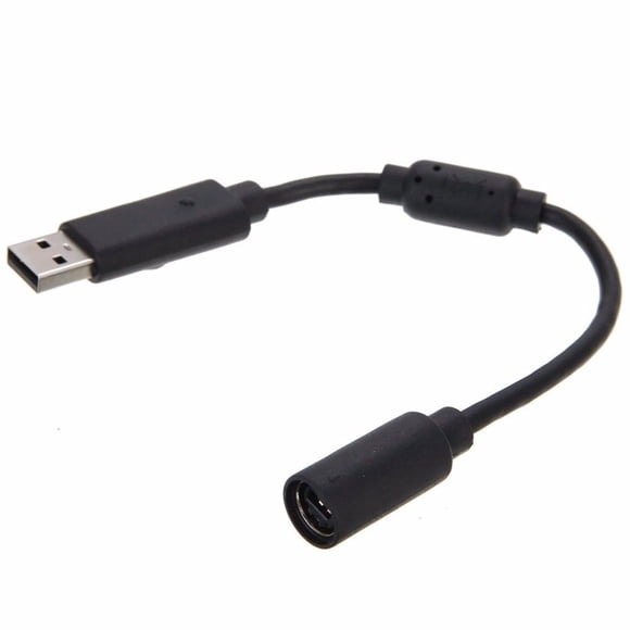 AMERTEER Câble d'Extension USB Détachable pour Manette de Jeu Filaire Xbox 360 Noir