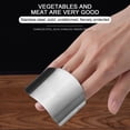 thumbnail image 4 of EGNMCR 6PCS Finger Guards For Cutting Stainless Steel Finger Guard Knife Finger Guard Finger Cutting Guard Multifunctional Finger Protectors For Dicing veggie chopper, 4 of 8