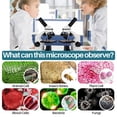 thumbnail image 4 of LAKWAR Microscope for Kids and Students ,100X-2000X Beginner Science Microscope with Slides Set for School Laboratory Home Education, 4 of 7
