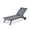 Grey, variant on Goplus Outdoor Lounge Chair Chaise Reclining Aluminum Fabric Adjustable Gray