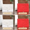 thumbnail image 3 of Graflsoa Invitations de Mariage Élégantes en Strass Rouges avec Enveloppes et Pages Vierges, Ensemble de 25 Pcs pour Anniversaires et Événements Spéciaux, 3 of 7