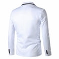 thumbnail image 1 of Manteau de Costume Homme Décontracté à Manches Longues Coupe Ajustée à un Bouton, 1 of 9