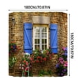 thumbnail image 3 of Shower Curtain 70x70 Inch With 12 Plastic Hooks Waterproof Shower Curtain Bathroom Heavy Side Shower Curtain Machine Washable Quick Dry, 3 of 6