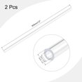 thumbnail image 2 of Unique Bargains Tube Rond en Acrylique Rigide Transparent 6mm ID x 10mm OD x 305mm Lot de 2, 2 of 6