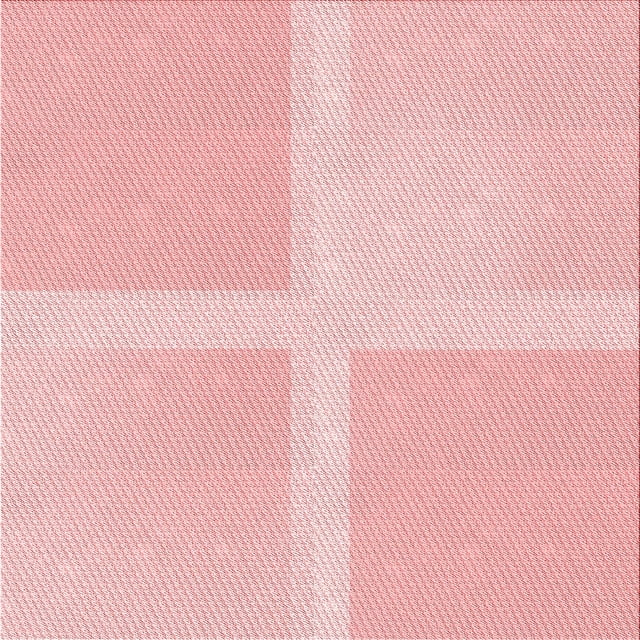 Ahgly Tapis d'Intérieur Lavable en Machine Carré Transitionnel Pastel Rouge Rose, 7 Pieds Carré