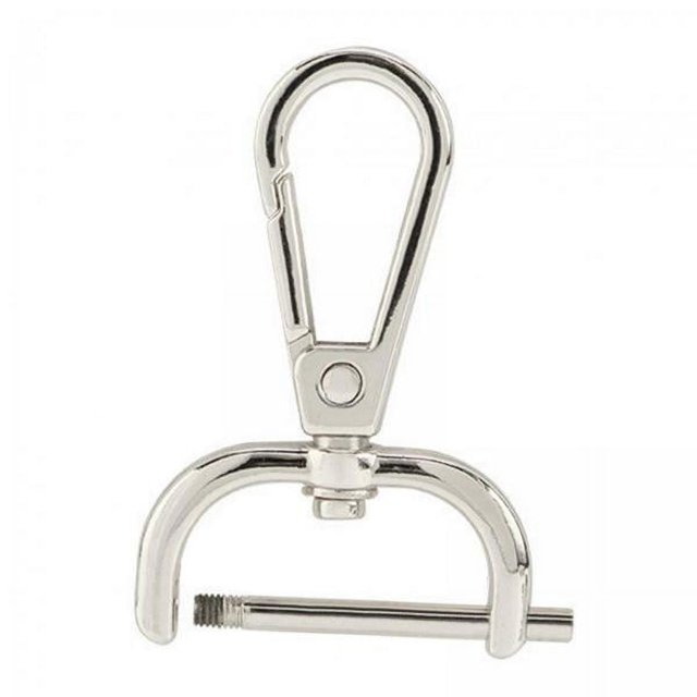 jifeng 6xSwivel Snap Hooks Replacement DIY Crafts Clips Swivel Lobster Clasps 25mm