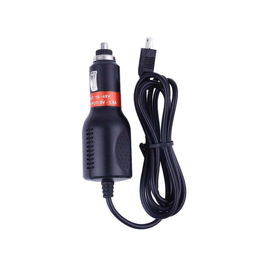 Kieccall USB Car Charger Adapter for Dash Cams & GPS - 12V 2.4A Fast Charging, Durable Cable, Driving Recorders & Navigation for Continuous Power