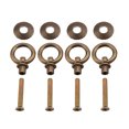thumbnail image 2 of Pull Ring Cabinet Pull Door Pull 4pcs/pack Mini Simple Vintage Pull Rings Cosmetic Case Jewelry Box Attachment Handle Bronze, 2 of 8