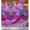 thumbnail image 2 of Soimoi Poly Georgette Fabric Branch & Colorful Parrot Panel Print Fabric by The Yard 52 Inch Wide, 2 of 3