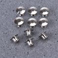 thumbnail image 4 of 25 Pcs Broches Plaques Métalliques Verrouillables à Épingles, Badges, Accessoires (Argent), 4 of 7