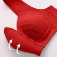 thumbnail image 3 of Women Full Coverage Bra Bra Women Breathable No Underwire Bras Plus Size Front Closure Bralettes Comfort Full Coverage Hide Back Bras, 3 of 5