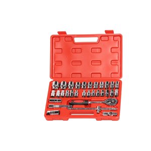 32pcs Kit de socket 1-2'' Inch Clé à cliquet Kit de tournevis Outil de réparation automatique Kit d'outils à main Kit de précision multi-usages pour automobiles Set avec étui de rangement pour outil de voyage