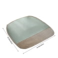 thumbnail image 3 of Zenithome Coussin de Siège Rafraîchissant en Lamelles de Glace avec Endos Antidérapant et Attaches, Coussin de Chaise de Bureau Moderne 17x17 Pouces pour Usage Intérieur Extérieur, Soutien de Confort Épais, 3 of 7