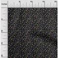 thumbnail image 2 of oneOone Rayon Black Fabric Floral Ditsy Craft Projects Decor Fabric Printed By The Yard 56 Inch Wide, 2 of 4