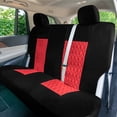 thumbnail image 4 of Universal Fit Car Seat Cover – Full Set of Automotive Seat Covers, Diamond Stitched Flat Cloth Cloth Seat Protector for Cars, Trucks, SUVs and Vans, Washable Seat Cover, 4 of 7