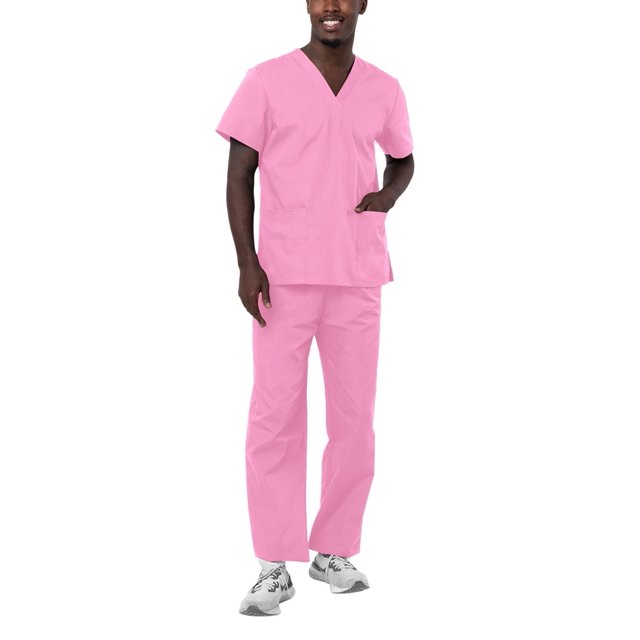 Adar Universal Unisex Scrubs - Unisex Drawstring Scrub Set