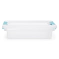 thumbnail image 4 of Sterilite Small Clip Box Clear Storage Tote Container w/ Lid, (12 Pack), 4 of 12