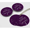 thumbnail image 4 of Inkdotpot Silver Foil Paper Hang Tags Let Love Sparkle Wedding Favor Tags 100 Pieces, 4 of 6