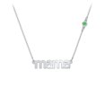 thumbnail image 1 of Mama' Necklace with Satellite Birthstone, 1 of 4