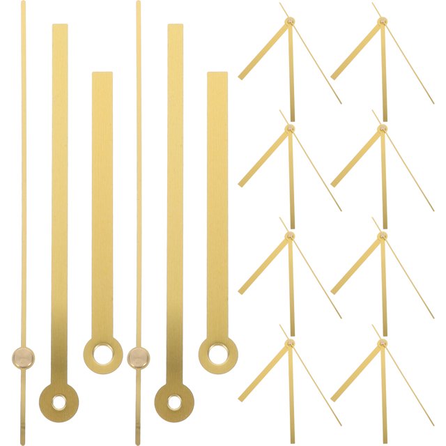 SHISUYAN 10 Sets Clock Hands Professional DIY Wall Clock Hands Replacement Clock Accessories