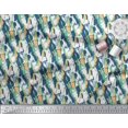 thumbnail image 3 of Soimoi polyester Crepe Fabric Brush Stroke Abstract Printed Craft Fabric by the Yard 52 Inch Wide, 3 of 3