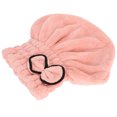 thumbnail image 3 of Coral Fleece Shower Hat, Convenient Head Wrap Hat, Soft Solid Color Bathroom Hats with Strong Water Absorption Quick Drying for Shower, 3 of 8