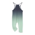 thumbnail image 4 of RXIRUCGD Girls Casual Jumpsuits Gradient Print Sleeveless Summer Rompers Long Pants With Pockets For 5-14 Years( Dark Gray, Size:13 Years ), 4 of 6