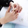 thumbnail image 4 of ORUYROP 3-10 Pcs Knuckle Rings Set Stainless Steel Ring Simple Smooth Finger Stackable Rings Set for Women Plain Band Rings, 4 of 6