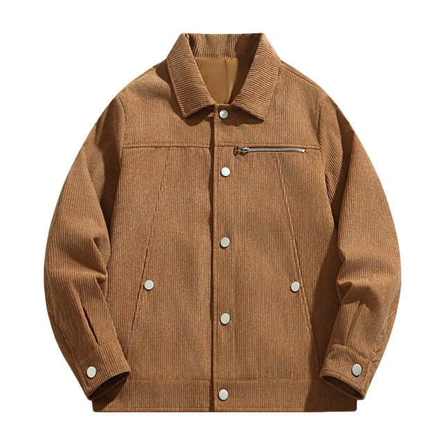 IROINNID Chemise-Veste pour Hommes Offres Veste Coquille Rigide Confortable Extérieur Trench Rétro Chemise-Veste à Boutons, Jaune