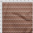 thumbnail image 3 of oneOone Georgette Viscose Fabric Paisley & Chevron Ikat Printed Craft Fabric BTY 42 Inch Wide, 3 of 4