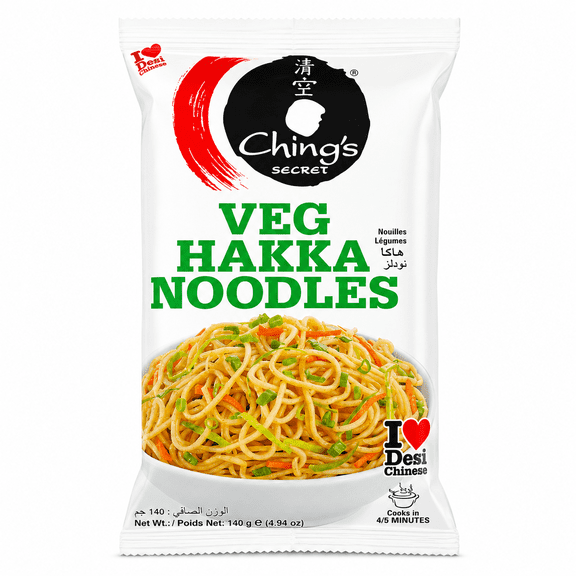 Ching's Secret Nouilles Hakka aux Légumes 140 g (Lot de 2)