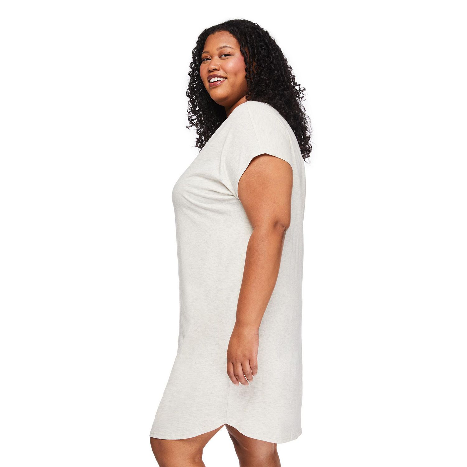 George Women's Plus V-Neck Nightshirt