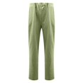 thumbnail image 4 of VEKDONE Womens Cotton Linen Long Pants Yellow XXL, 4 of 4