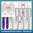 thumbnail image 2 of Compatible For Narwal Freo X Ultra / Narwal J4 Replacement Spare Parts Accessories Roller Main Side Brush Hepa Filter Mop Cloth, 2 of 5